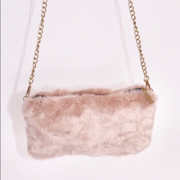 New Fierce Fur Pink Bag - Picture 2 of 3